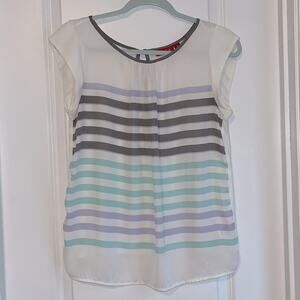 ELLE Striped Blouse